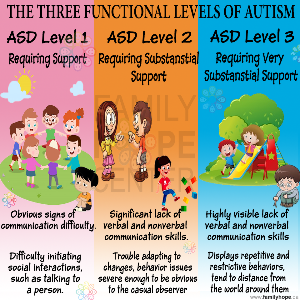 3 Functional Levels Of Autism 